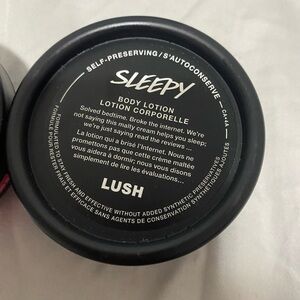 LUSH sleepy body lotion